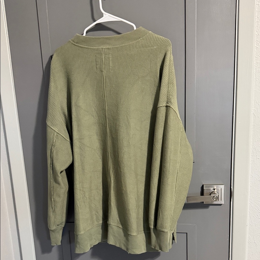 Aerie Sage Green Crewneck Sweater - Picture 5 of 5